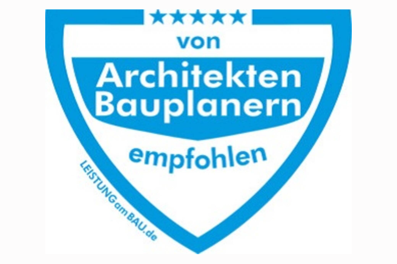 Registrierter Fachbetrieb – von Architekten und Bauplanern empfohlen